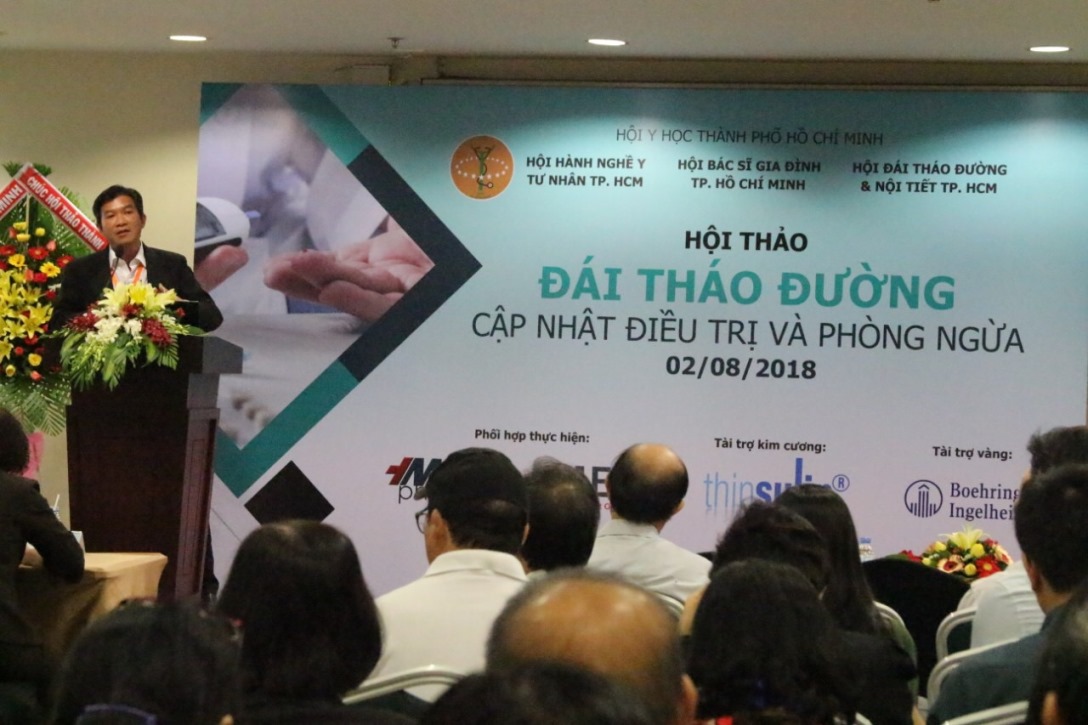 DrThin được mời trình bày tại hội thảo đái tháo đường